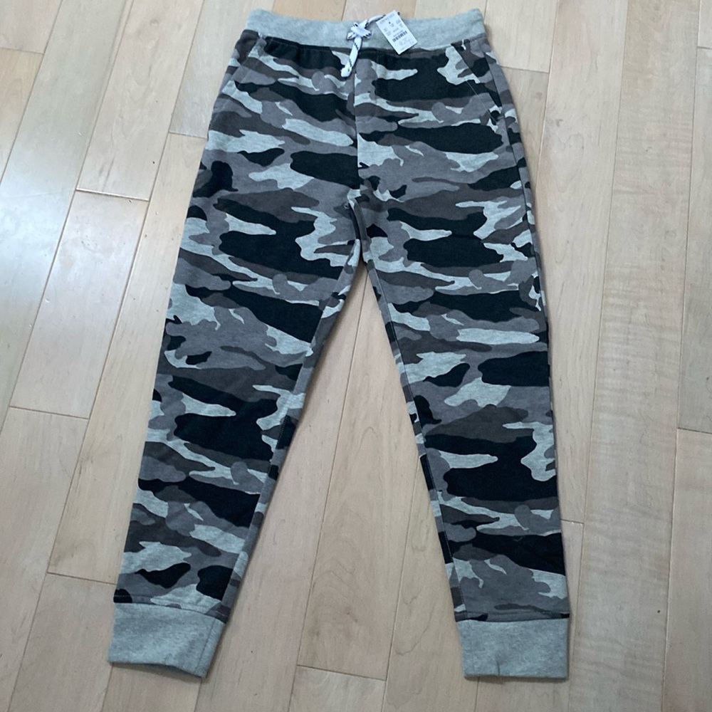 Crewcuts boys soft cotton camo joggers 12-14
